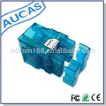 Transparent utp rj45 modular jack network cable rj45 cat5e keystone